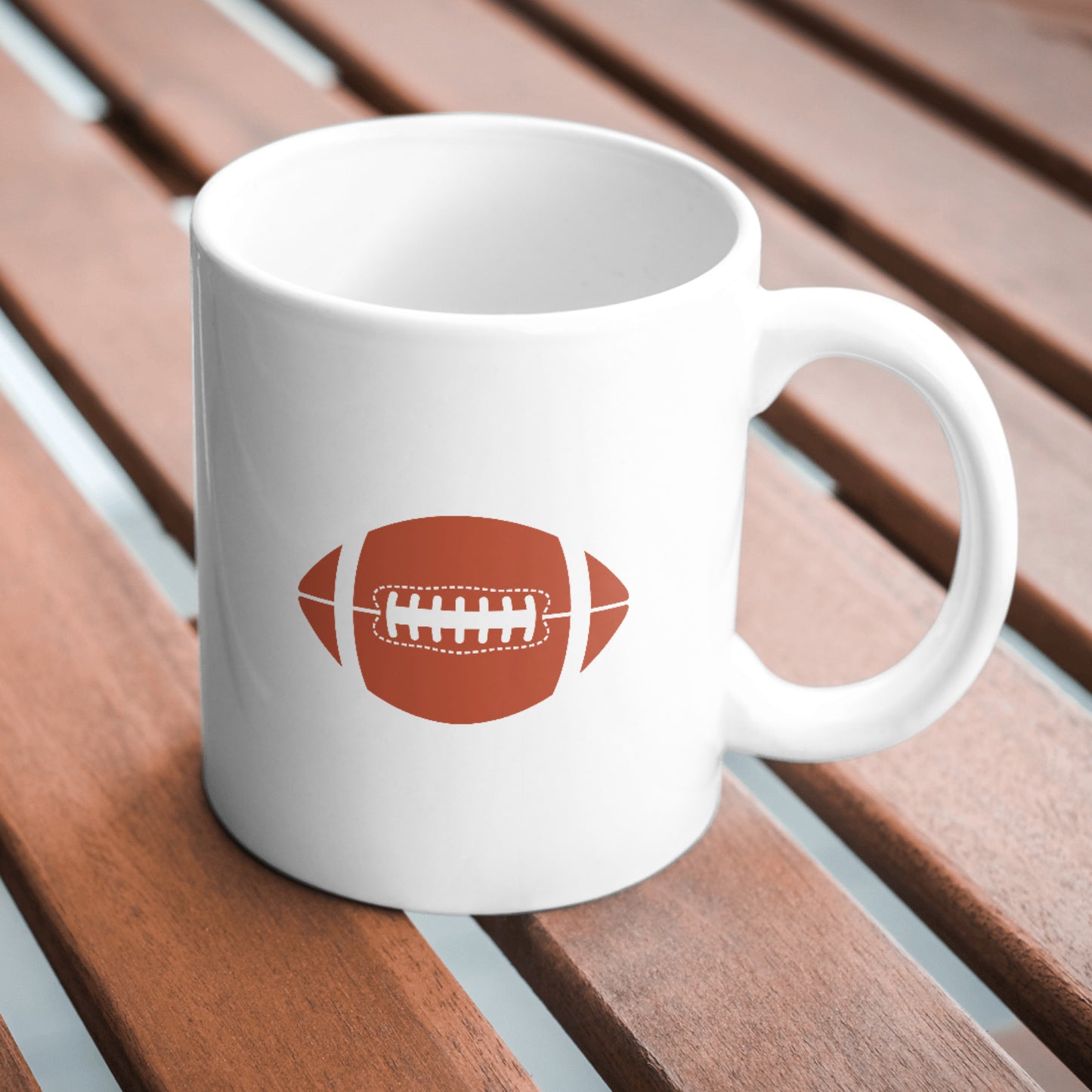 Vector design of an American football for cutting