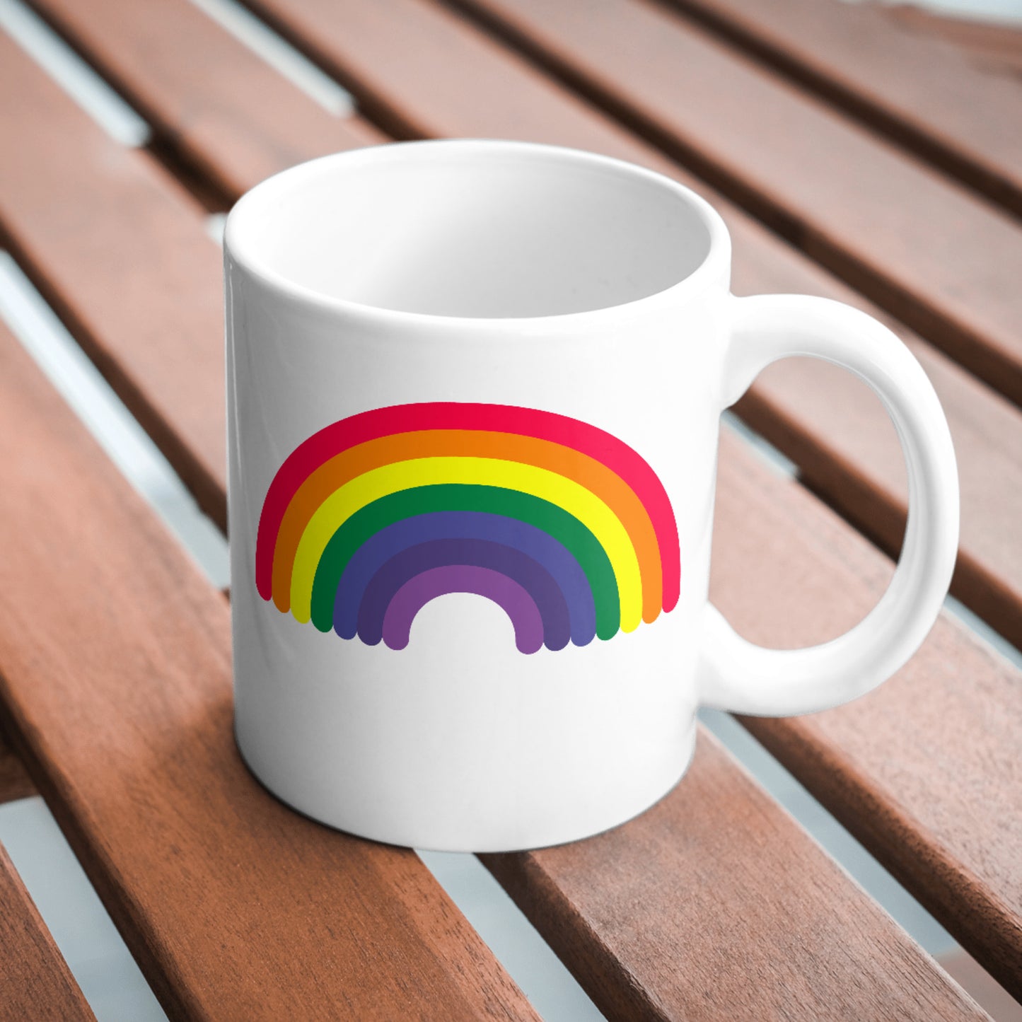 Vibrant rainbow design for creative cutting projects
