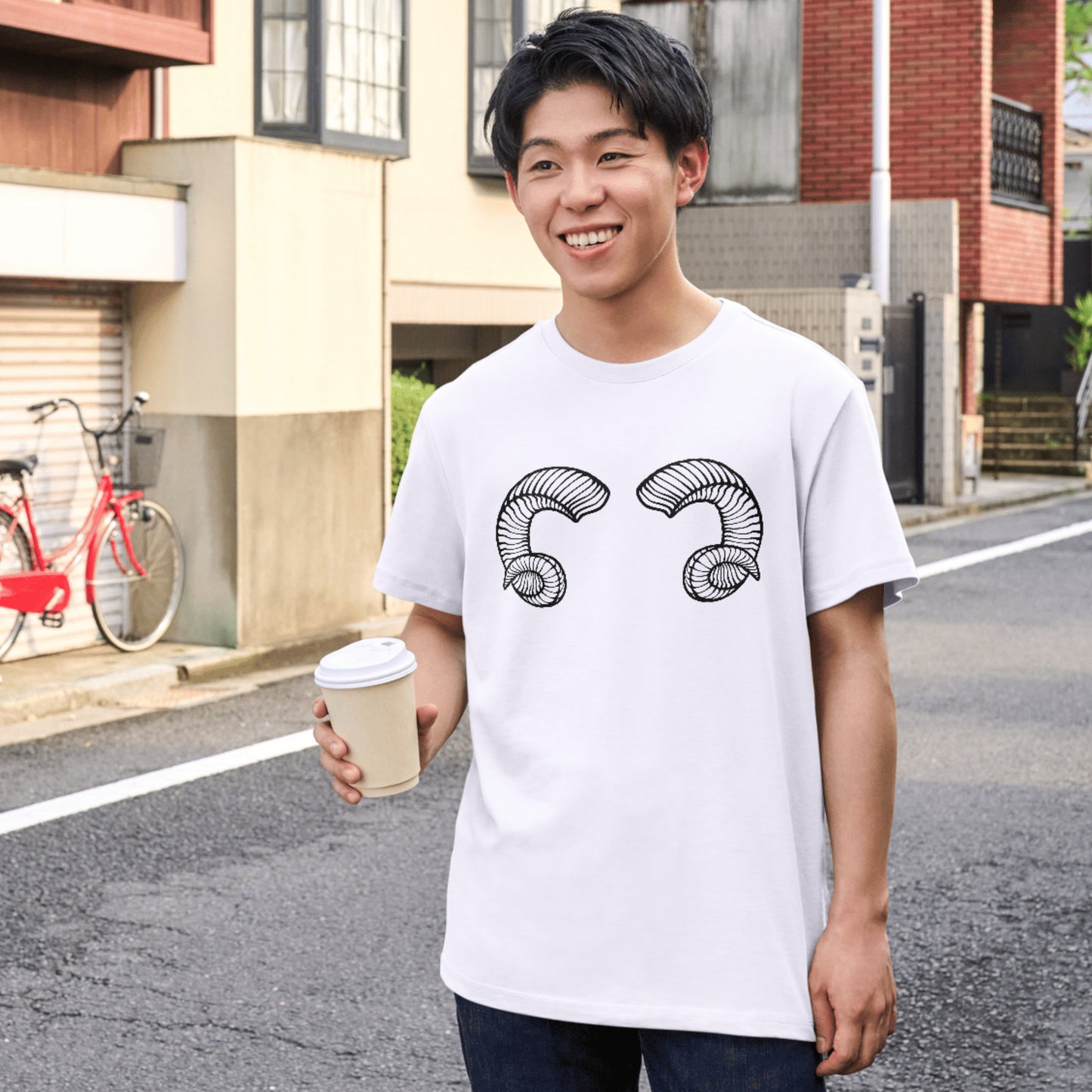 Intricate ram horns design for crafting enthusiasts