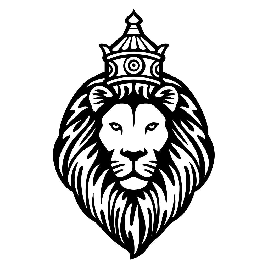 Rastafarian lion design for crafting and cutting machines