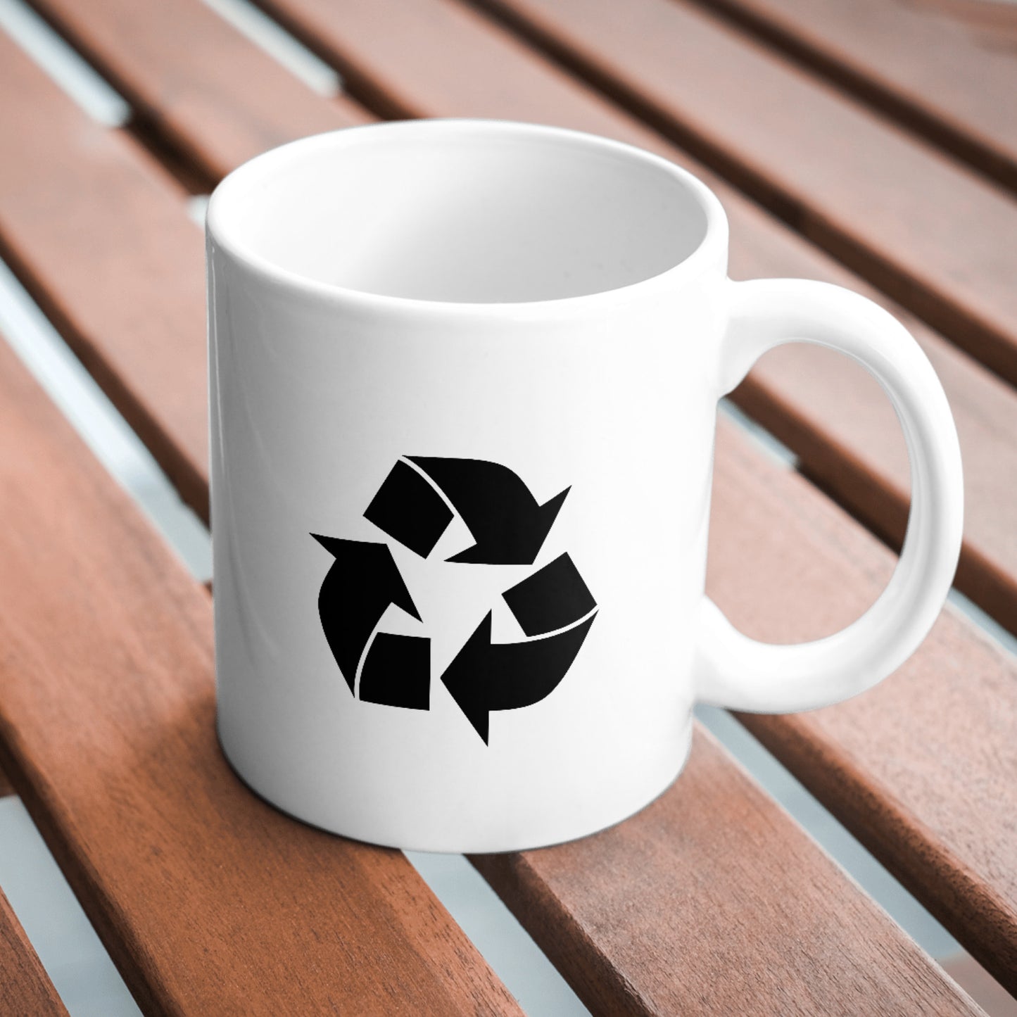 Creative vector design of a recycle sign for crafting projects