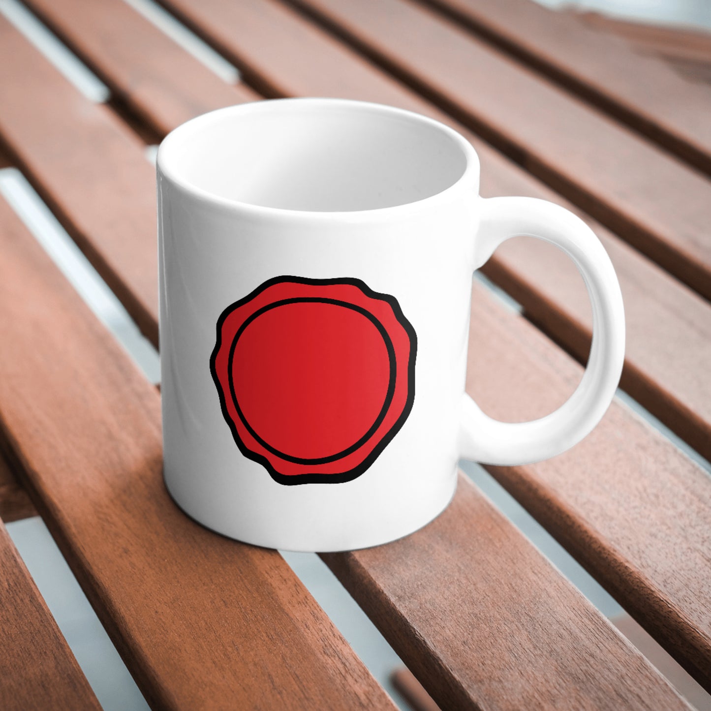 Creative red seal design for cutting machines and crafting