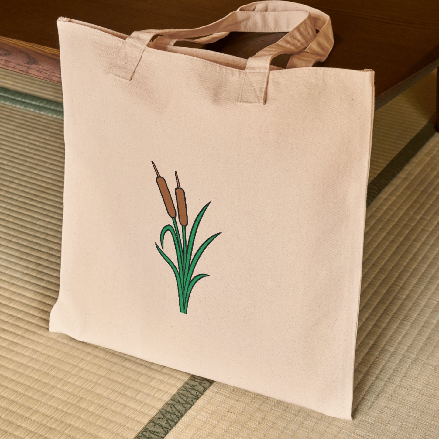 Creative vector svg design of cattails for crafting projects