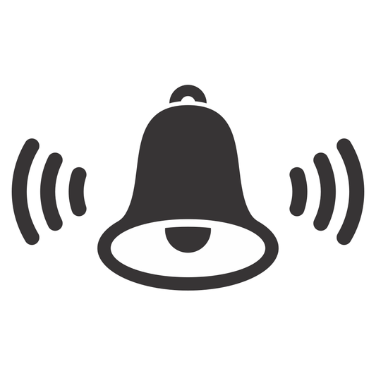 Creative bell icon design for various crafting projects