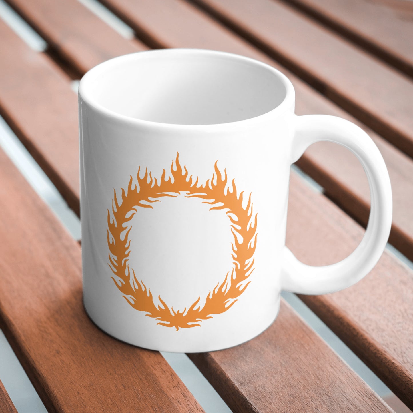 Creative ring of fire design for cutting machines