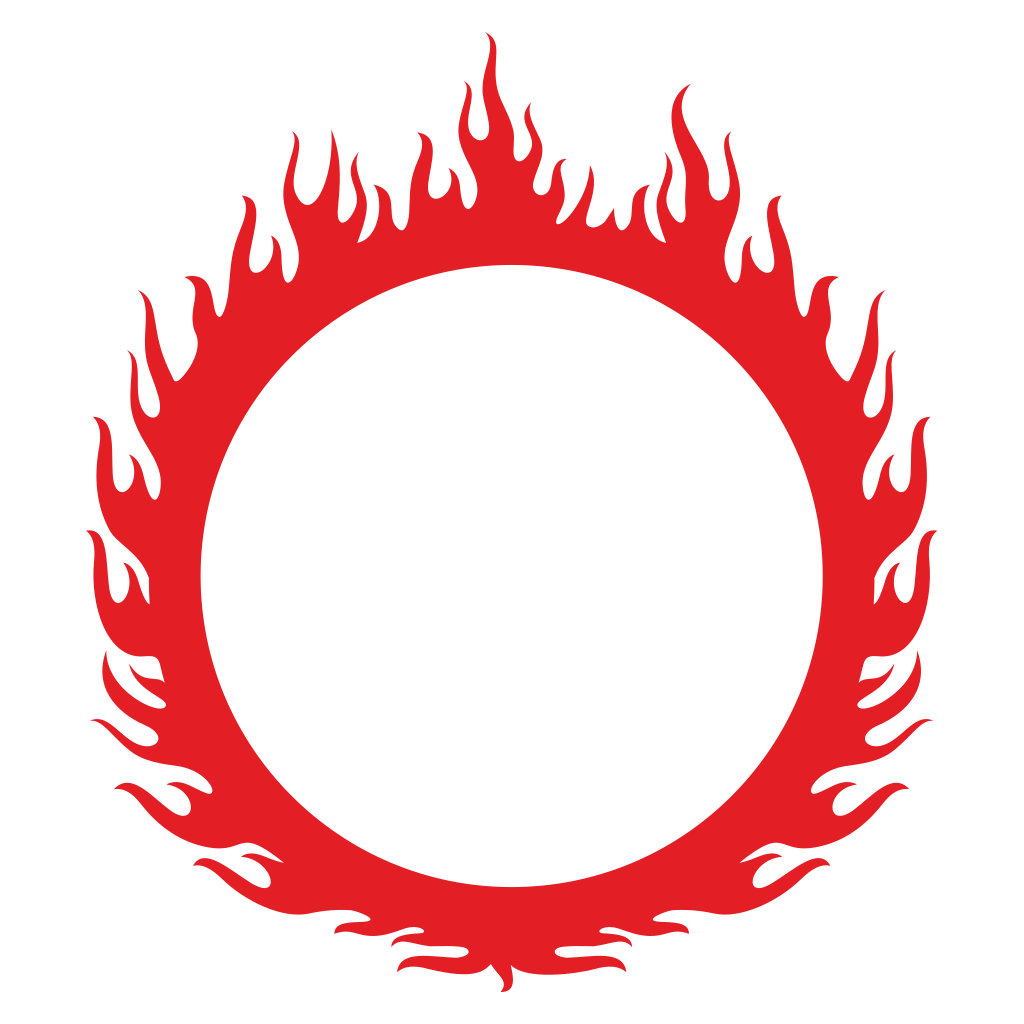 Create unique designs with Ring of Fire monogram style