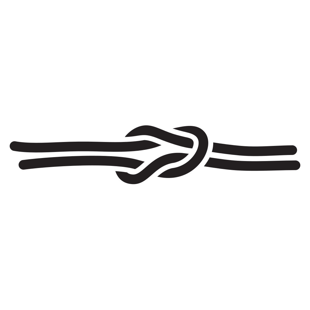 Stylized vector knot design for cutting and crafting projects