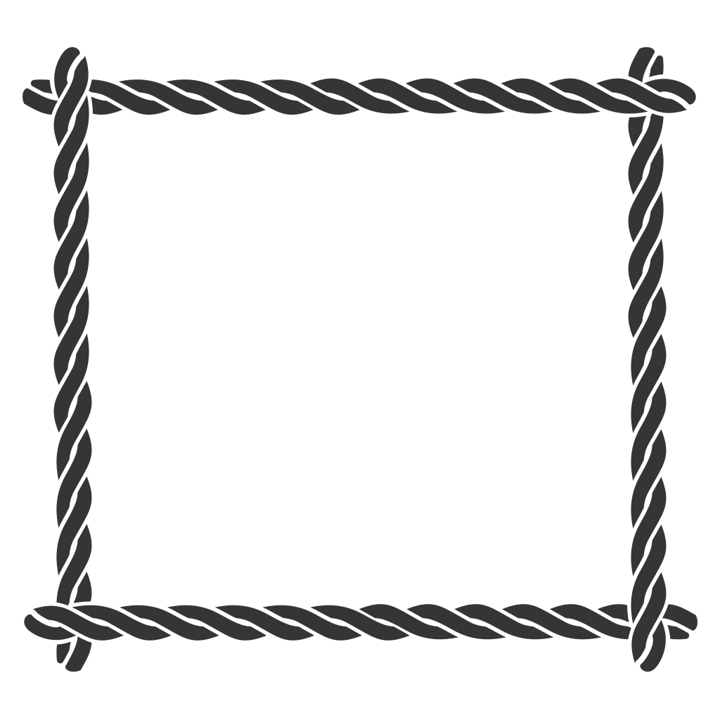 Creative rope frame design for crafting projects and decor