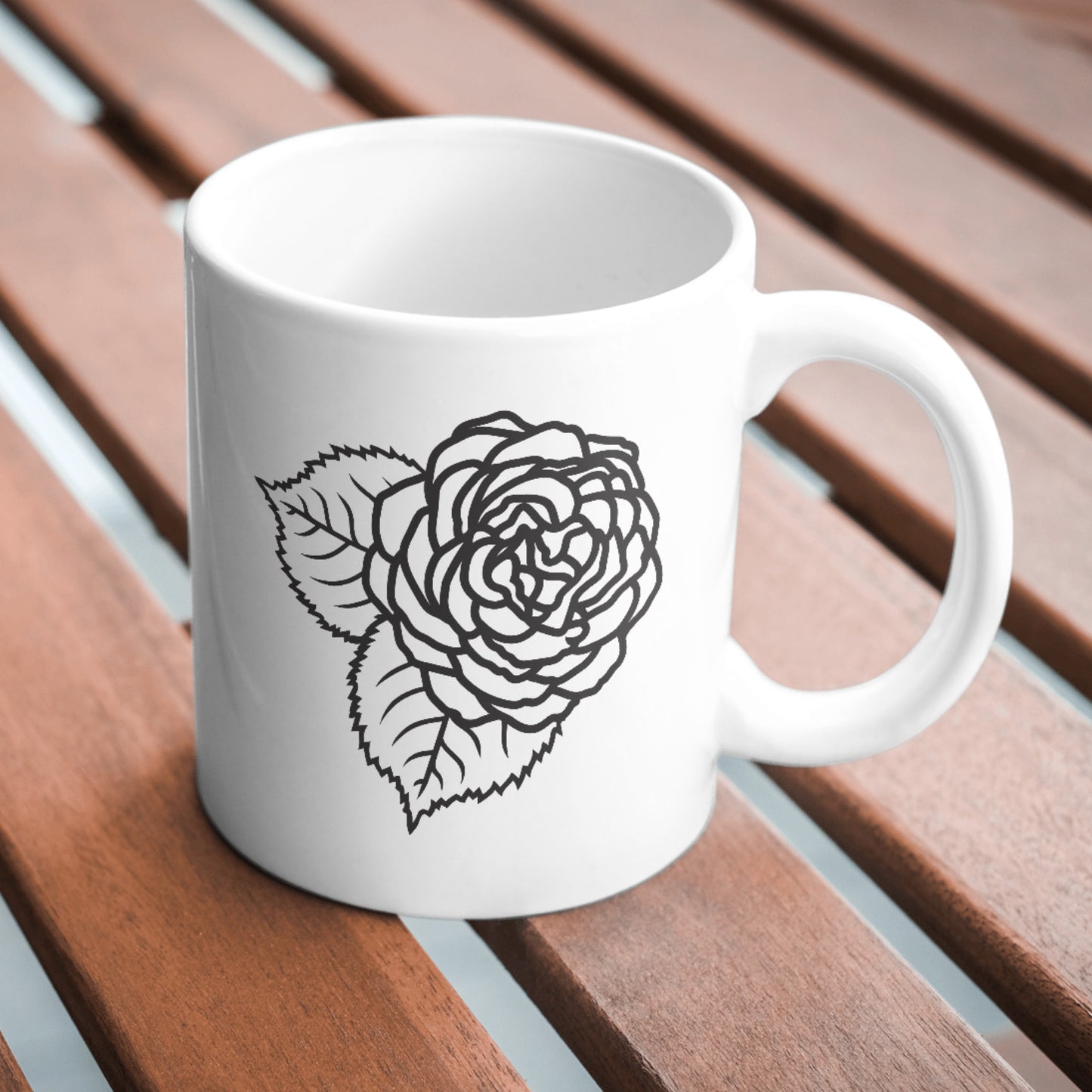Elegant rose design for cutting machine projects