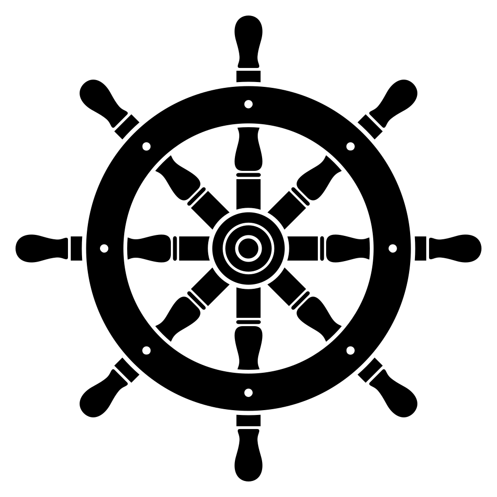 Creative nautical wheel design for cutting machine projects