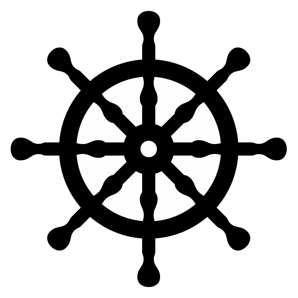 Stylish nautical steering wheel design for crafting
