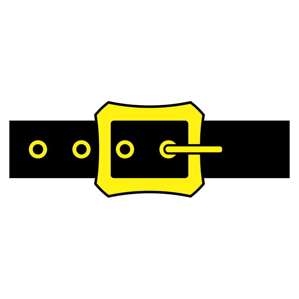 Creative Santa belt vector design for cutting machines