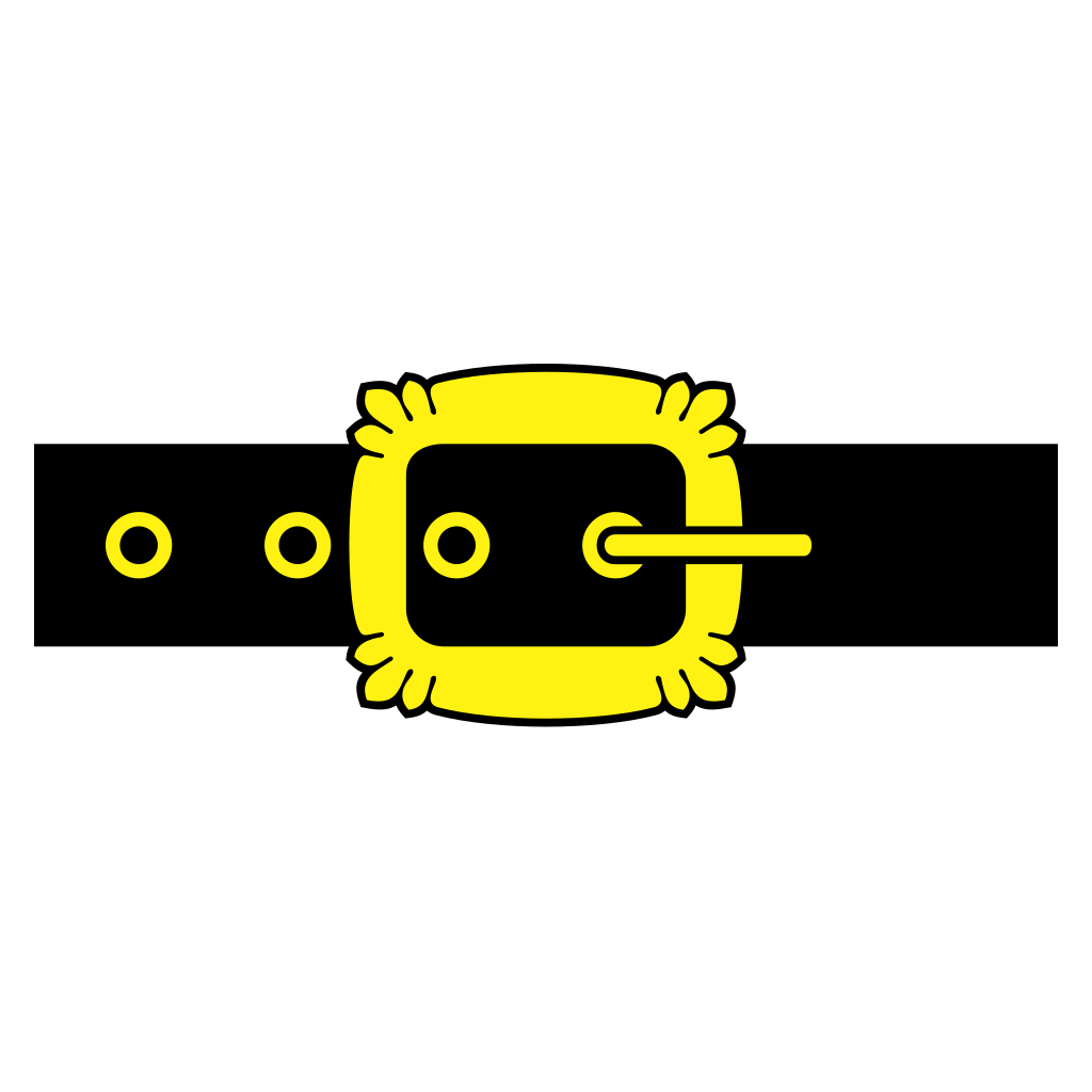 Creative Santa belt SVG design for cutting machines