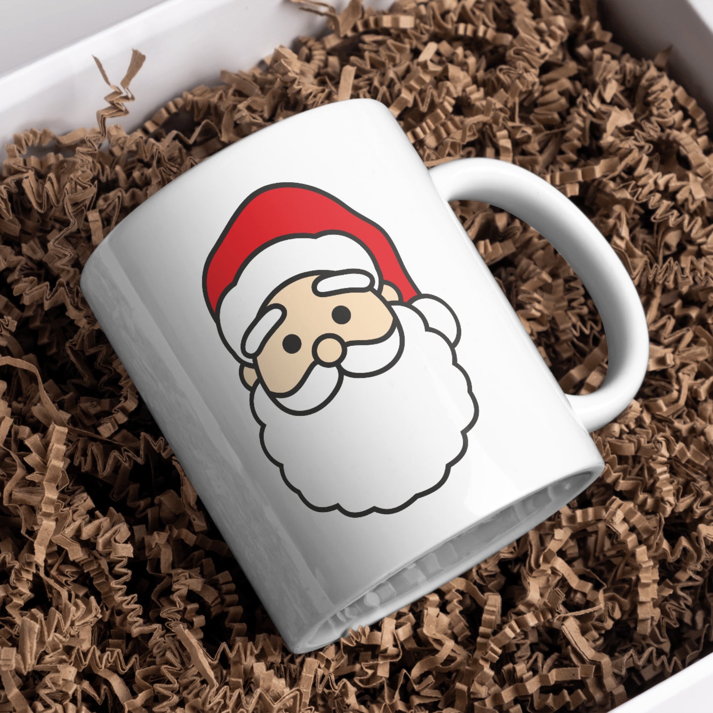 Festive Santa line art for cutting machines and creative crafts