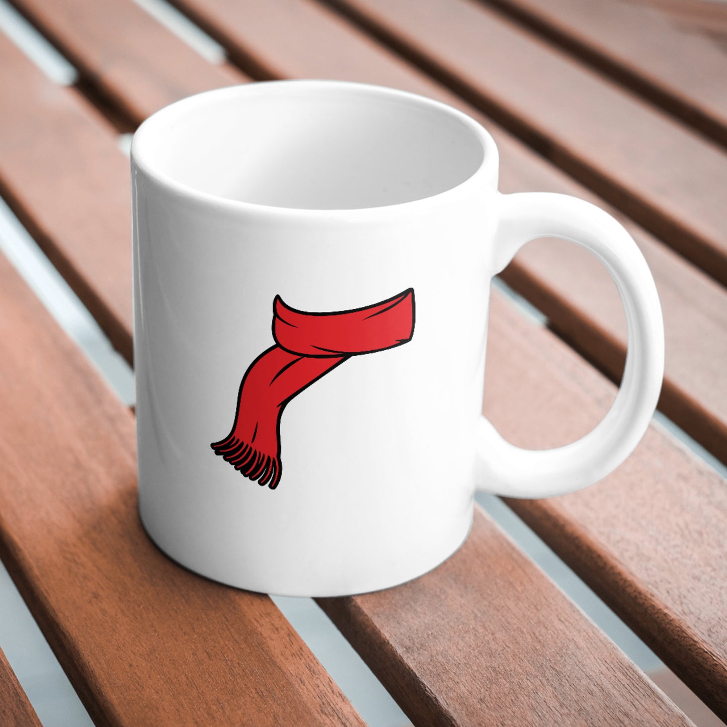 Stylish red scarf design for cutting machines