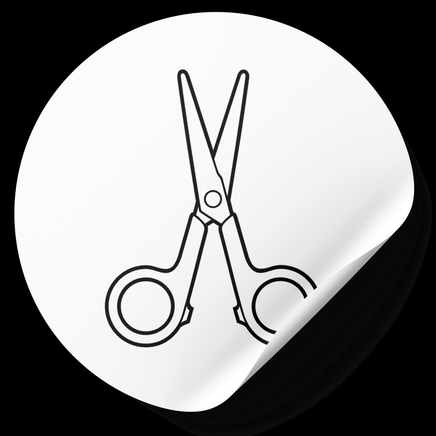 Creative vector scissors design perfect for cutting projects