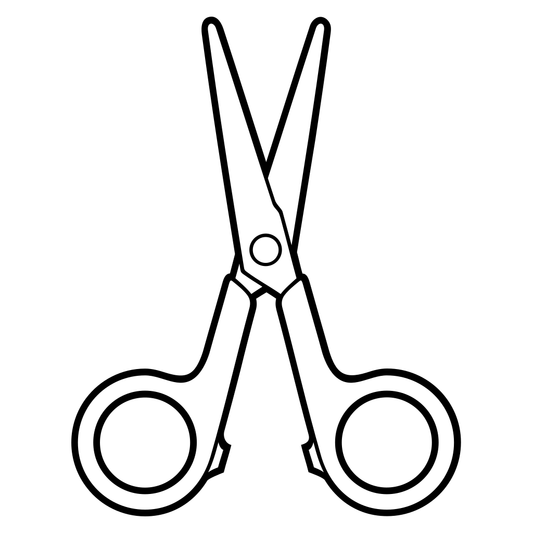 Creative vector scissors design perfect for cutting projects