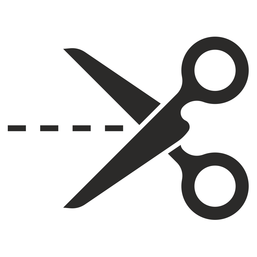 Creative scissors icon design for crafting and DIY projects
