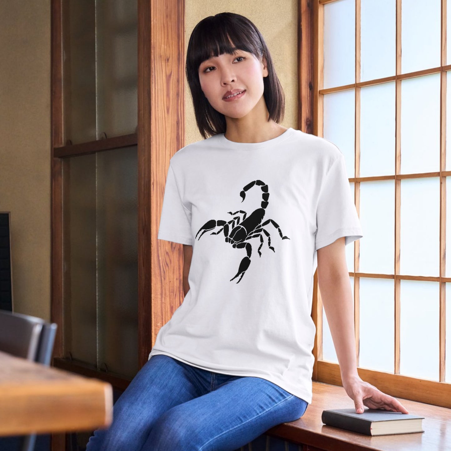 Intricate black scorpion vector design for creative projects