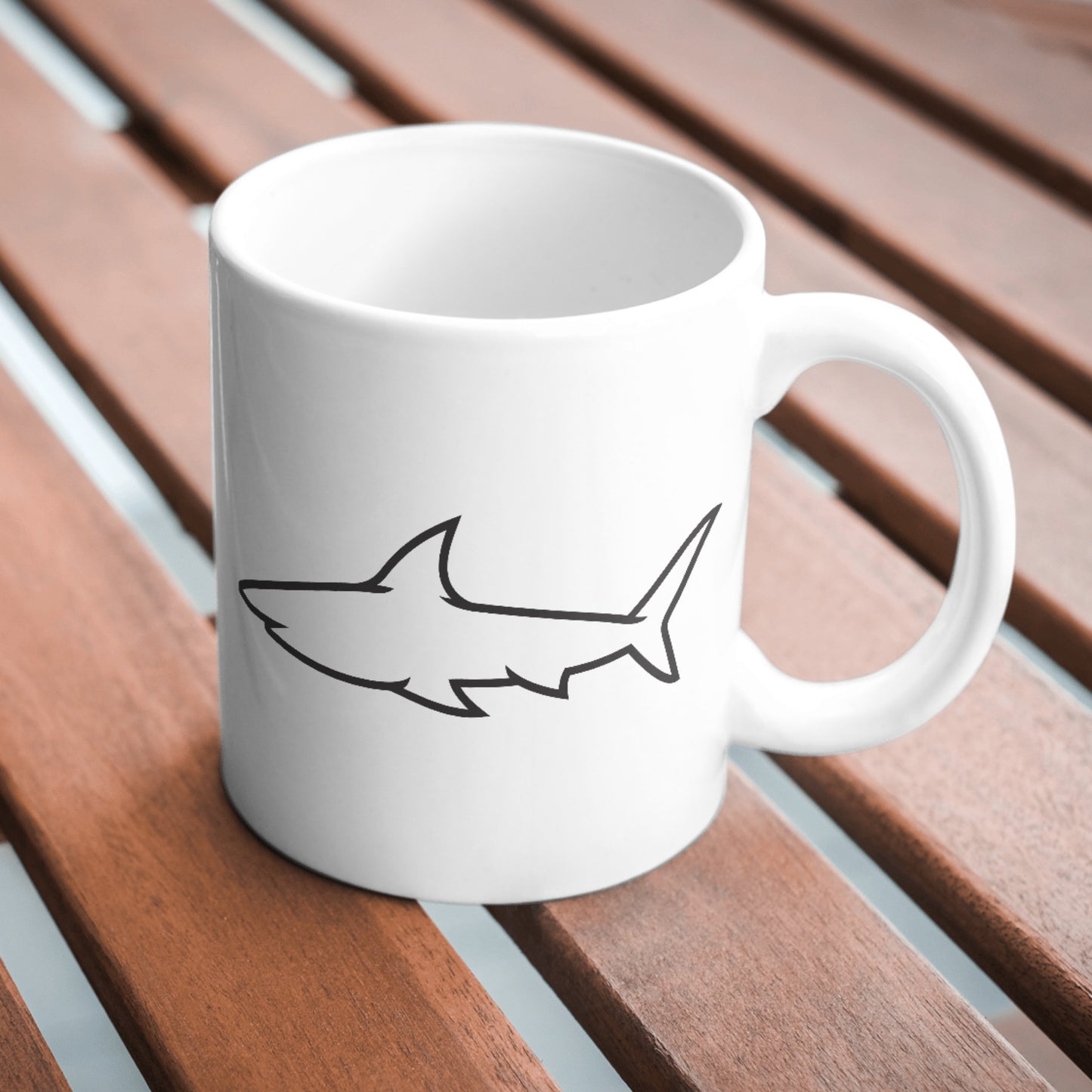 Stylish shark silhouette design for creative projects