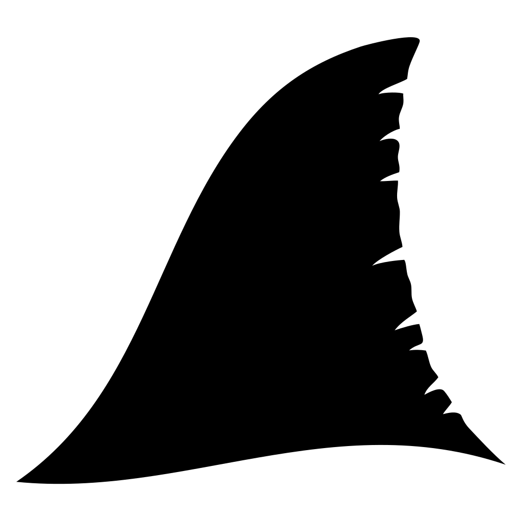Creative shark fin design for cutting machine projects