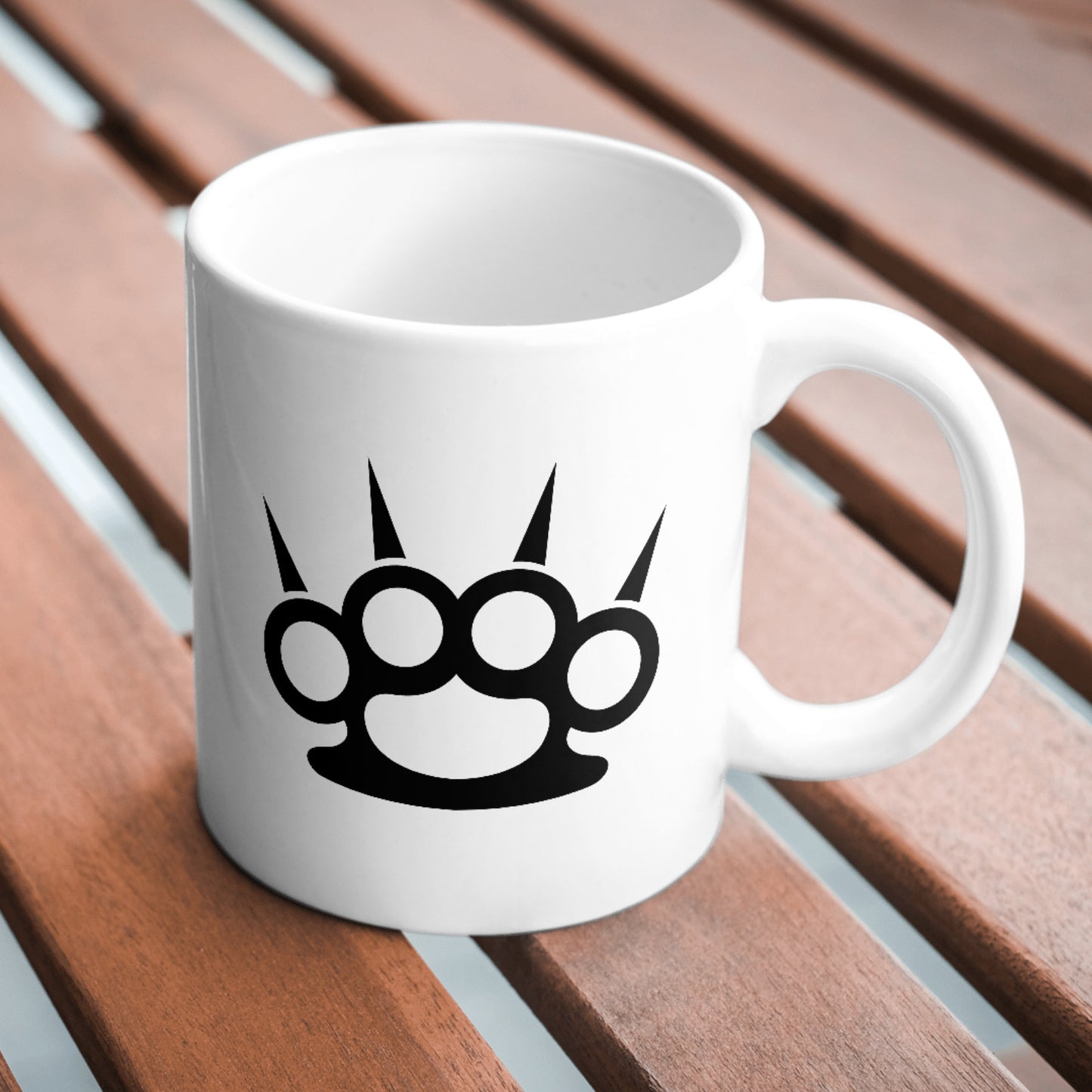 Elegant sharp thin steel brass knuckle design for crafts