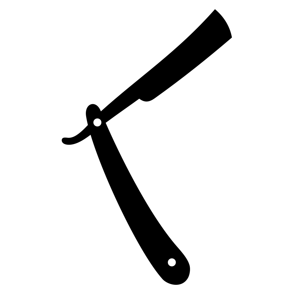 Elegant shaving knife design for cutting machines