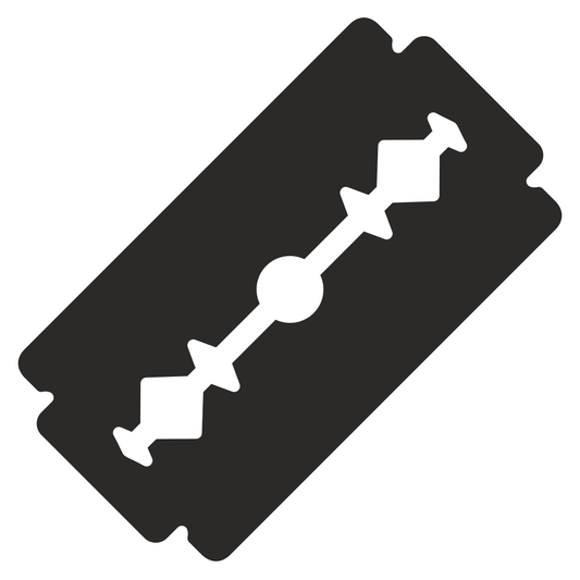 Stylish shaving razor design for cutting machine projects