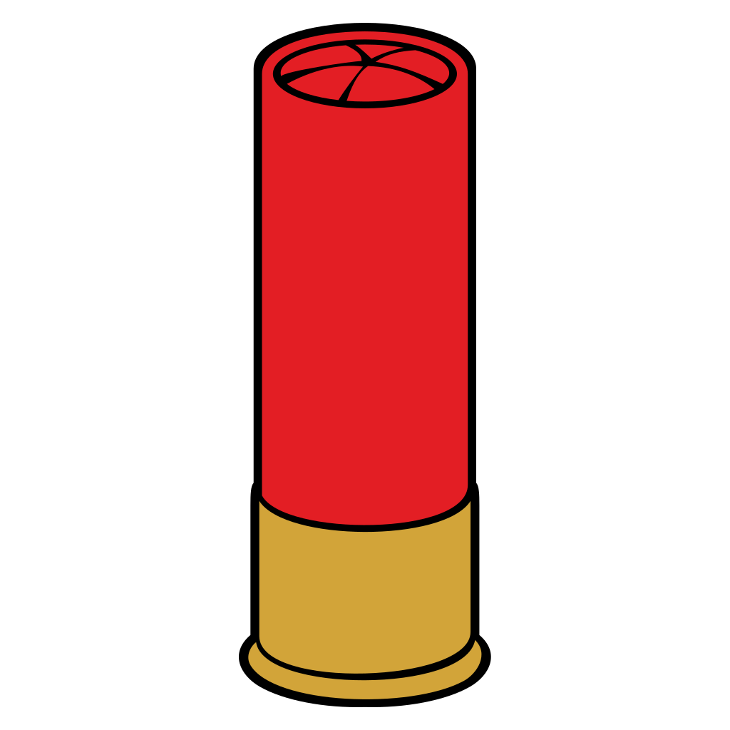 Stylish vector design of shotgun shells for creative projects