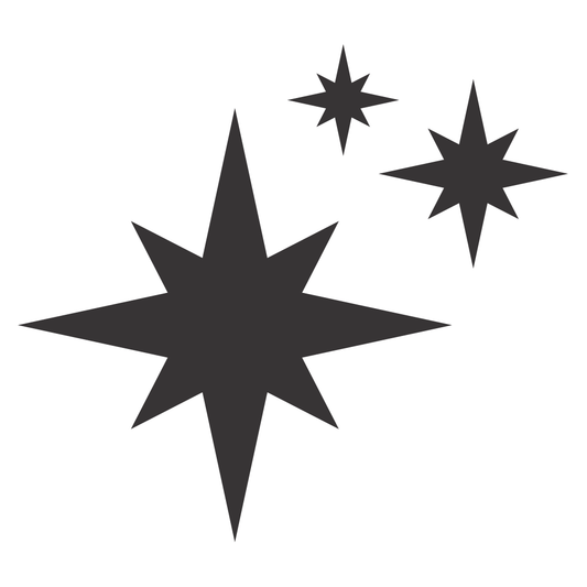 Create stunning decor with these vector silhouettes of stars