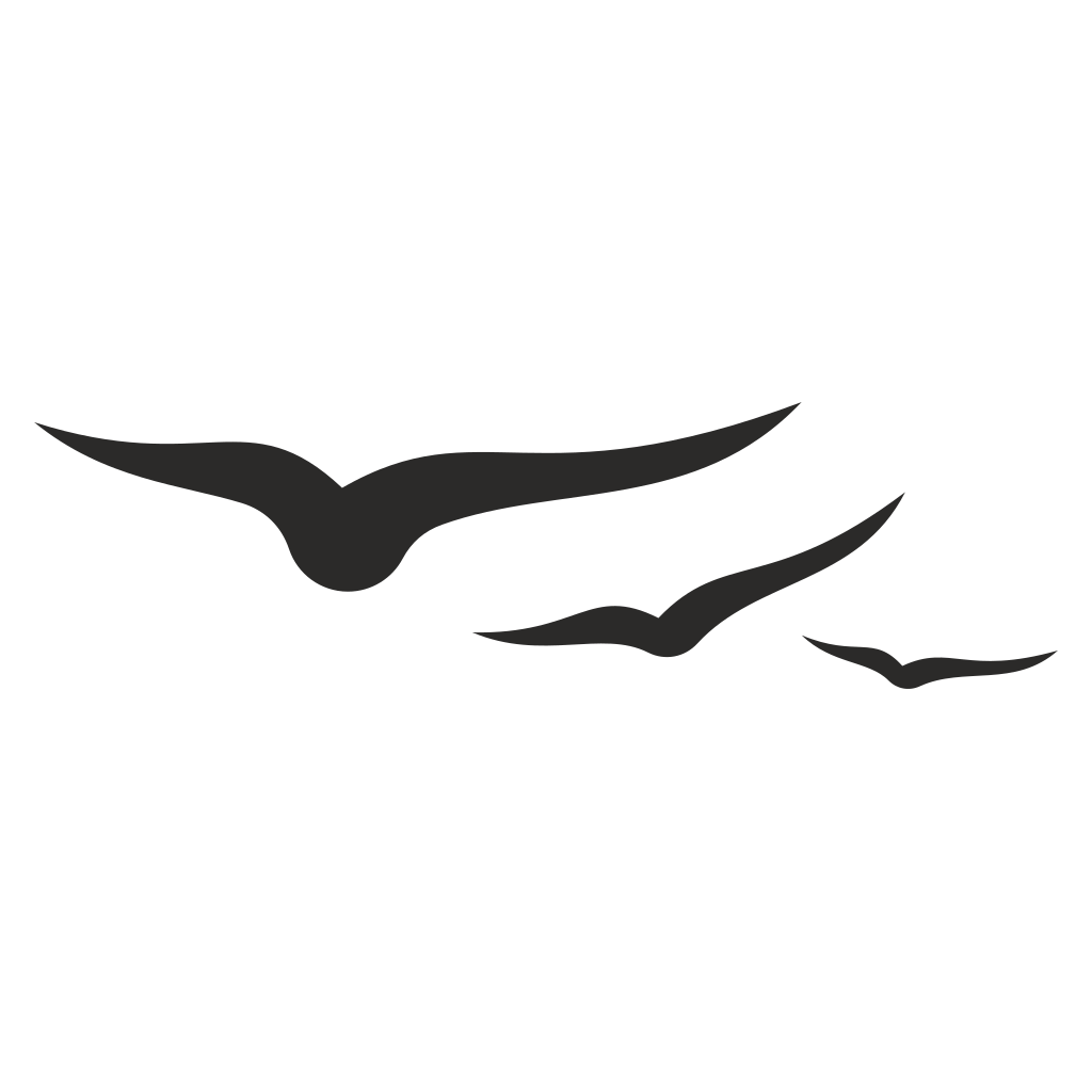 Simple vector birds for cutting machines and creative crafts