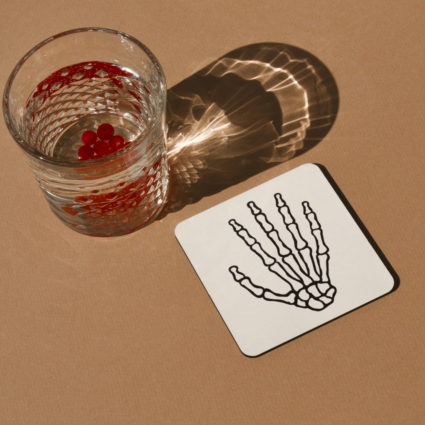 Skeleton hand design for creative cutting projects