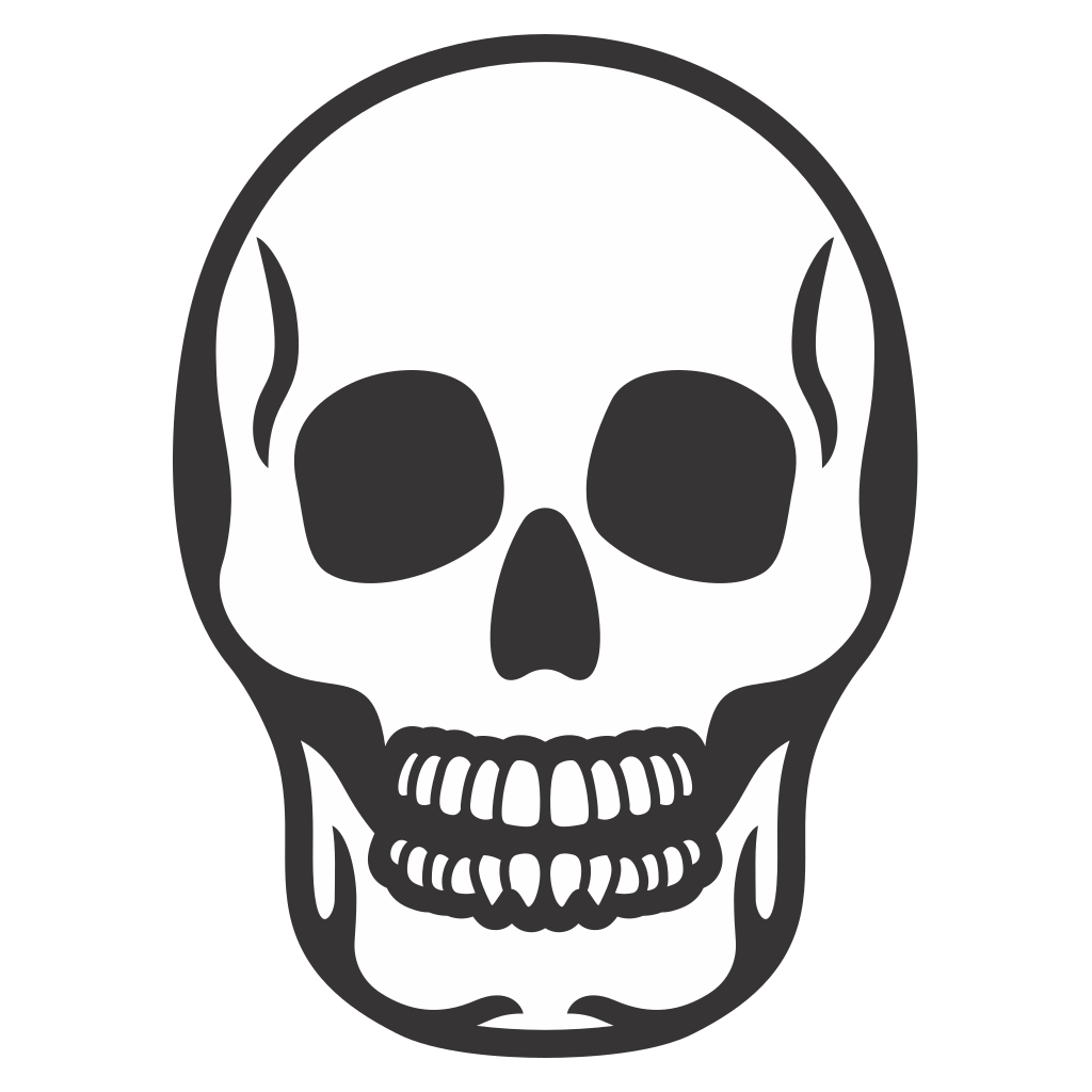 Creative skull design for versatile cutting machine projects