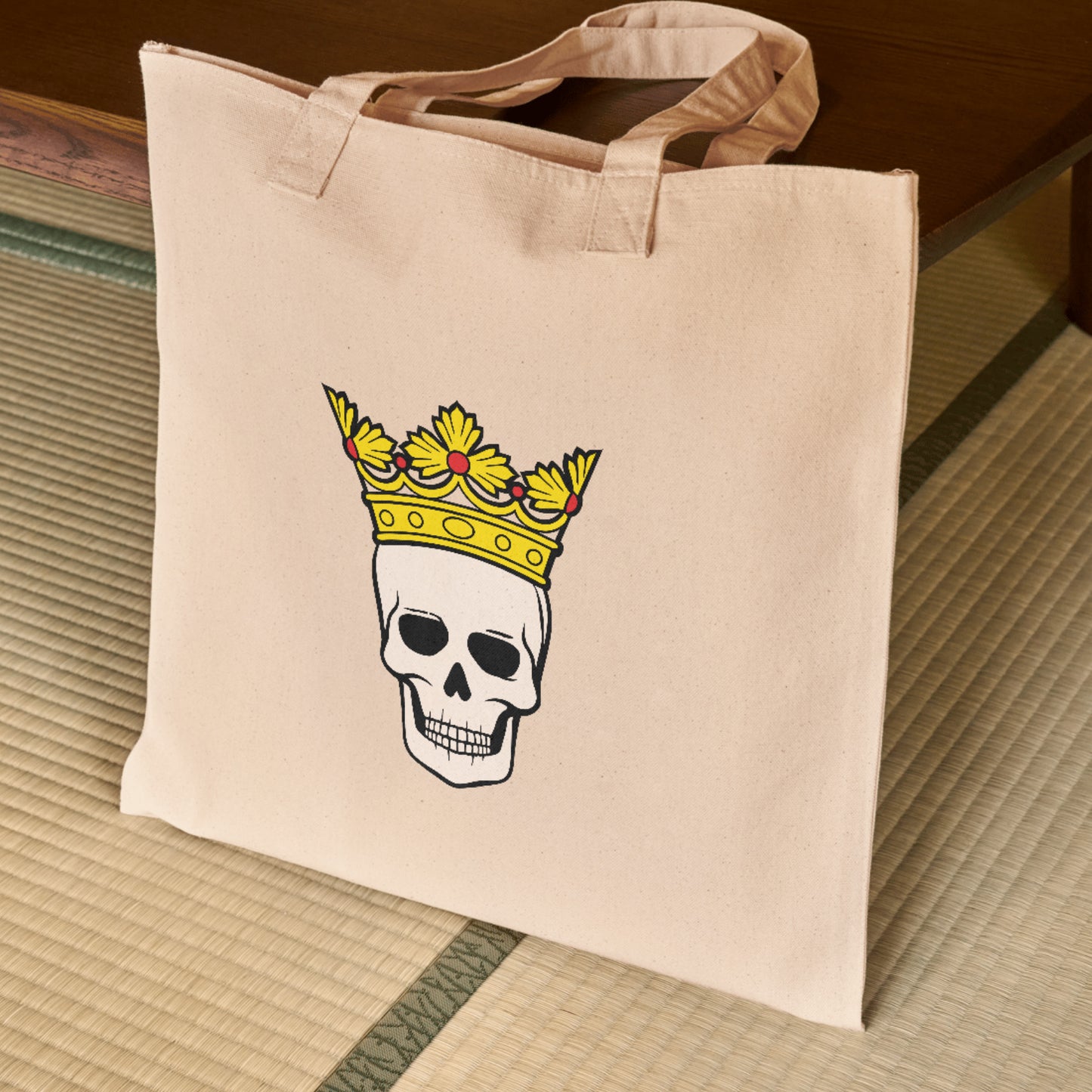 Creative skull design with floral crown for cutting projects