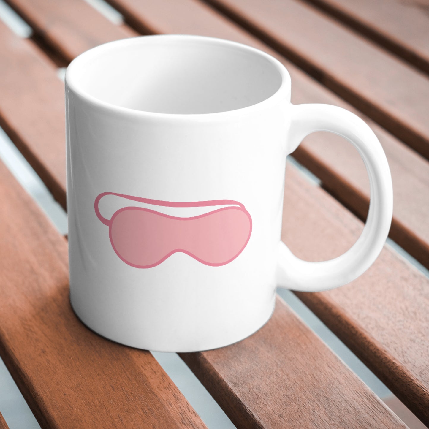 Creative pink sleep mask design for cutting machines