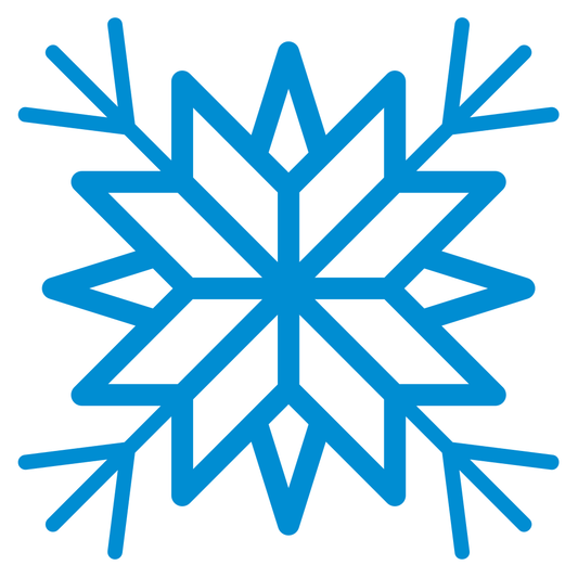 Beautiful snowflake vector design for creative projects
