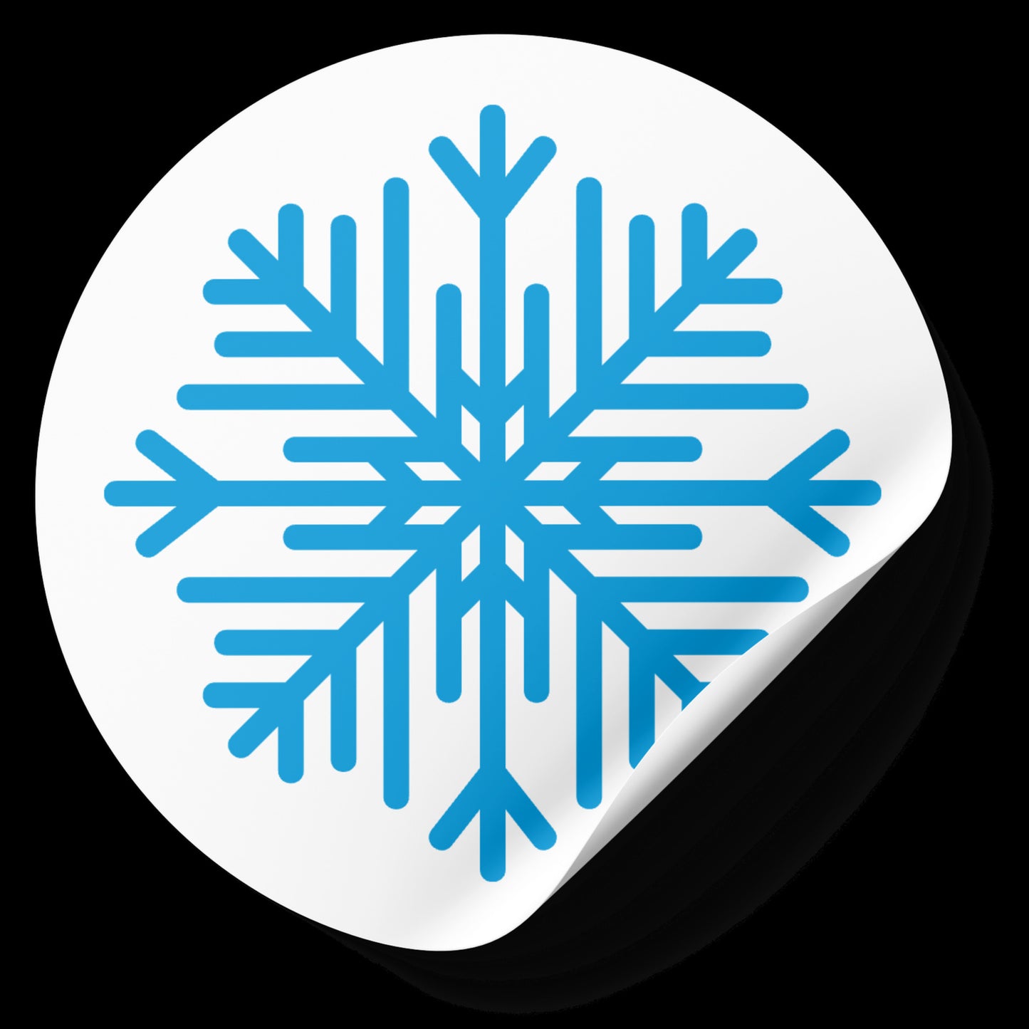 Creative snowflake design for cutting machines and crafts