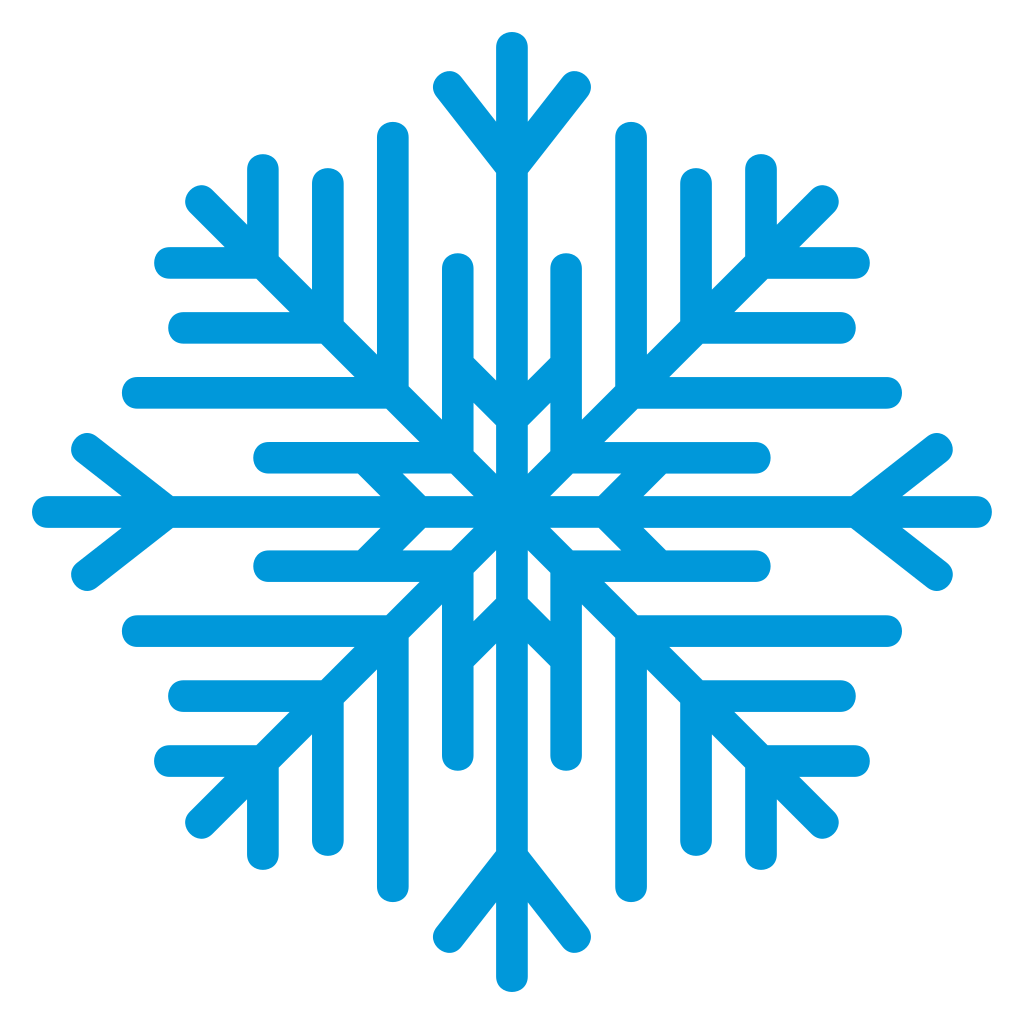 Creative snowflake design for cutting machines and crafts