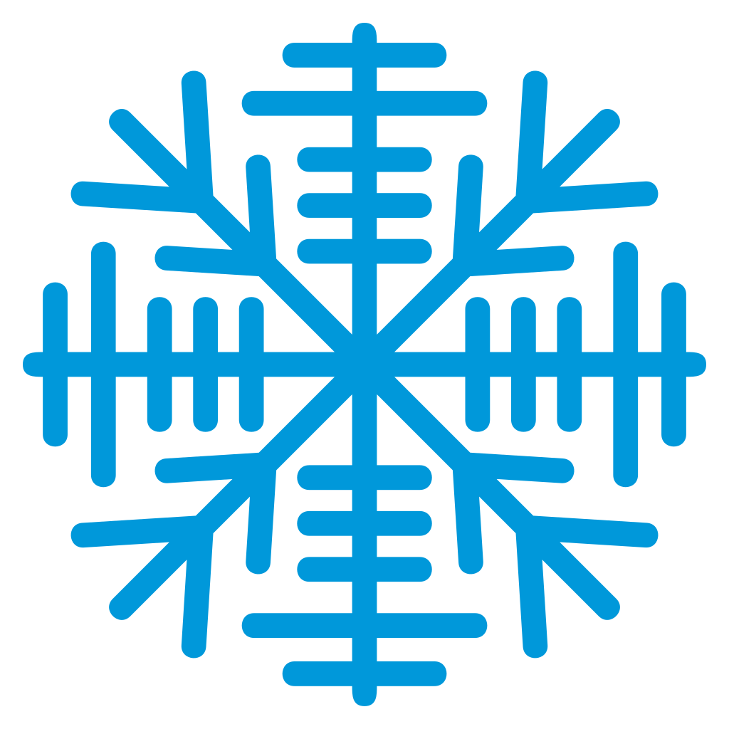 Unique snowflake vector design for crafting and cutting