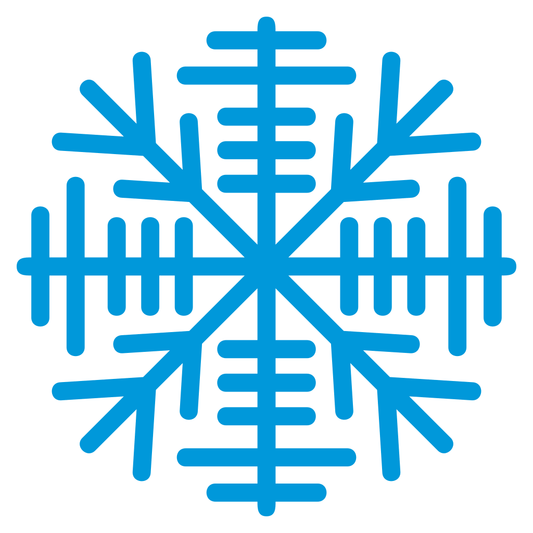 Unique snowflake vector design for crafting and cutting