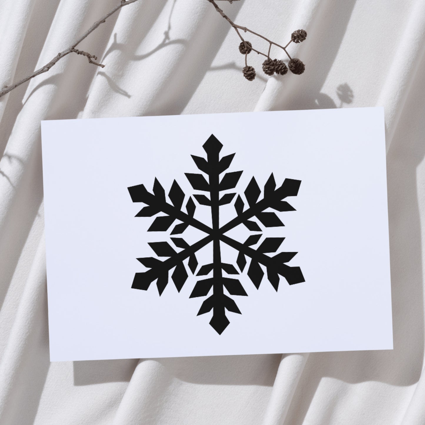 Intricate snowflake design for cutting machine projects