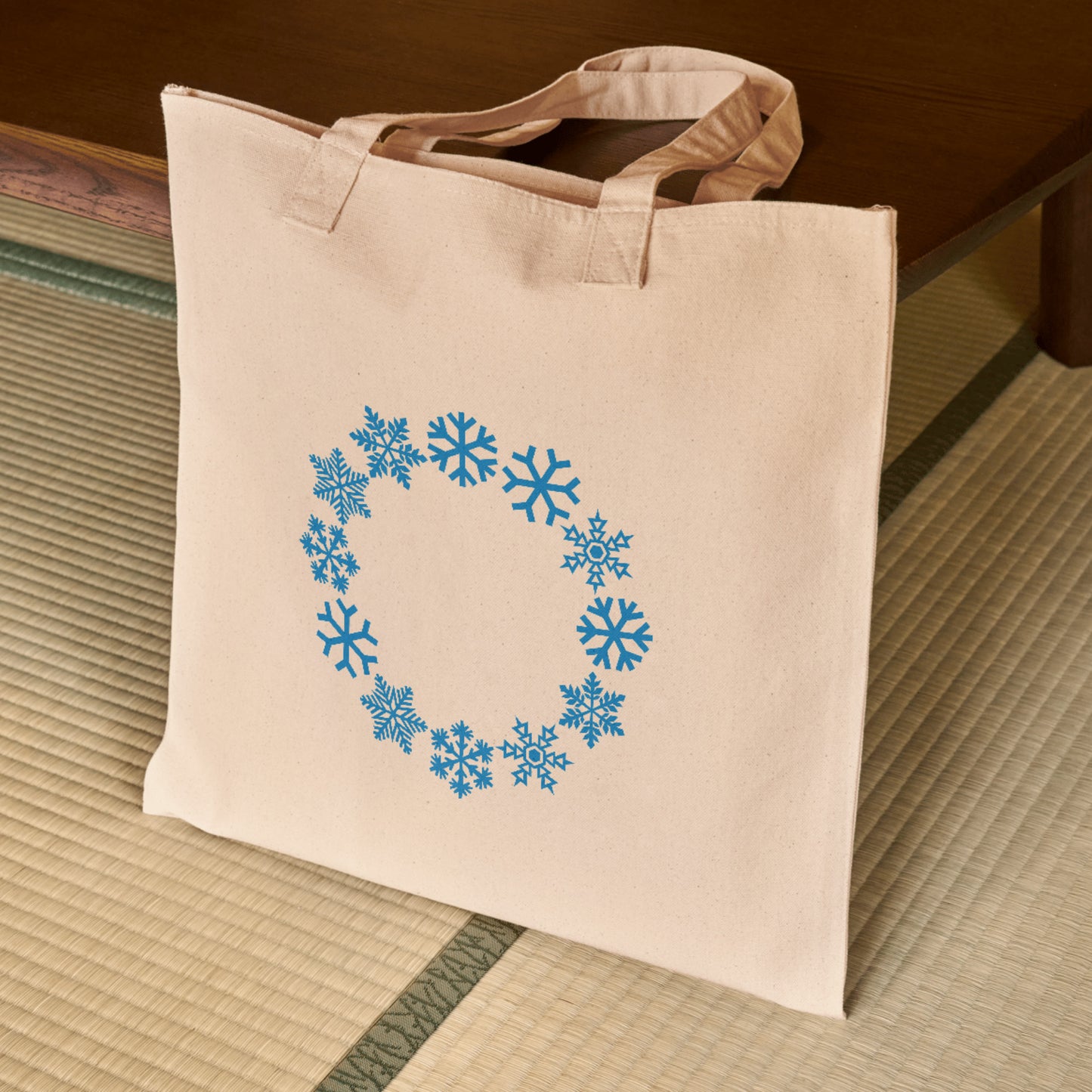 Crafting winter magic with snowflake circle designs