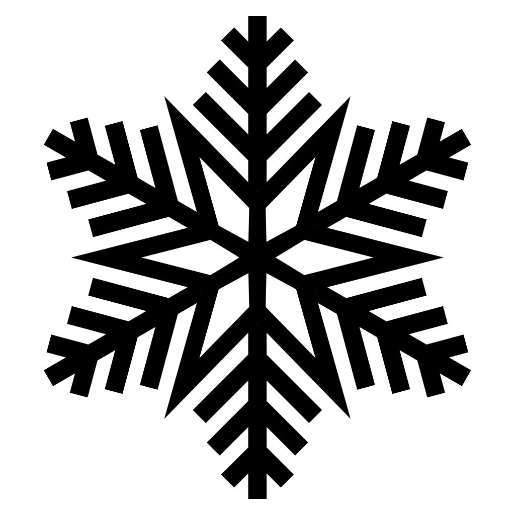 Winter snowflake design perfect for cutting machines