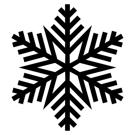 Winter snowflake design perfect for cutting machines