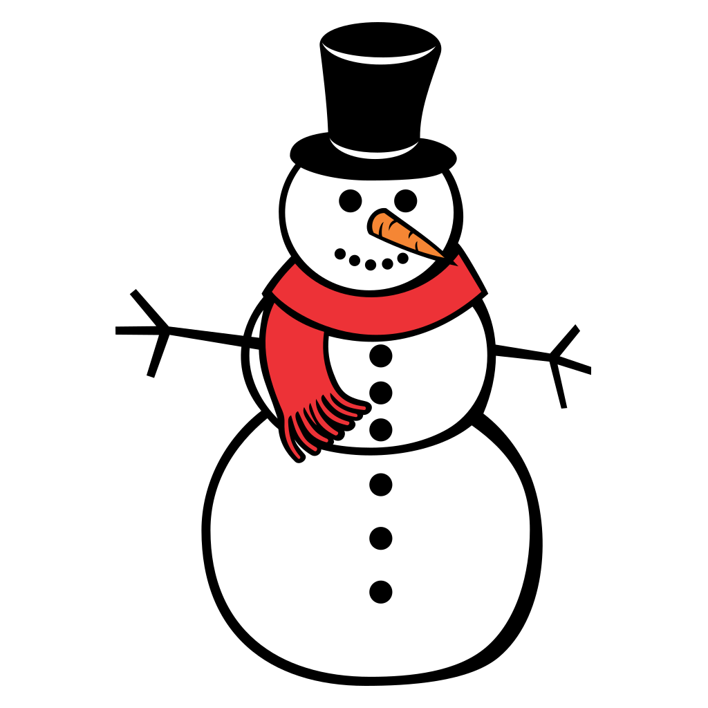 Charming snowman design for festive crafting fun