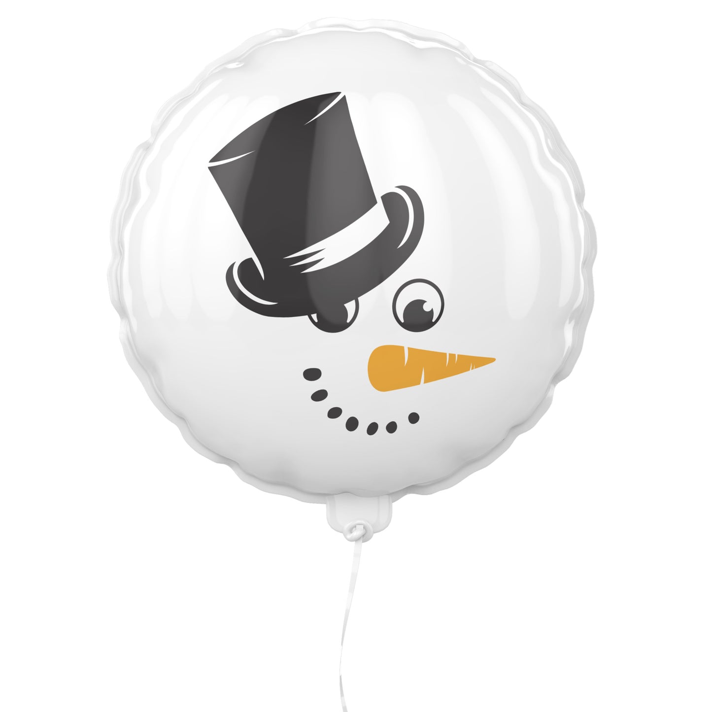 Charming snowman with hat design for craft projects