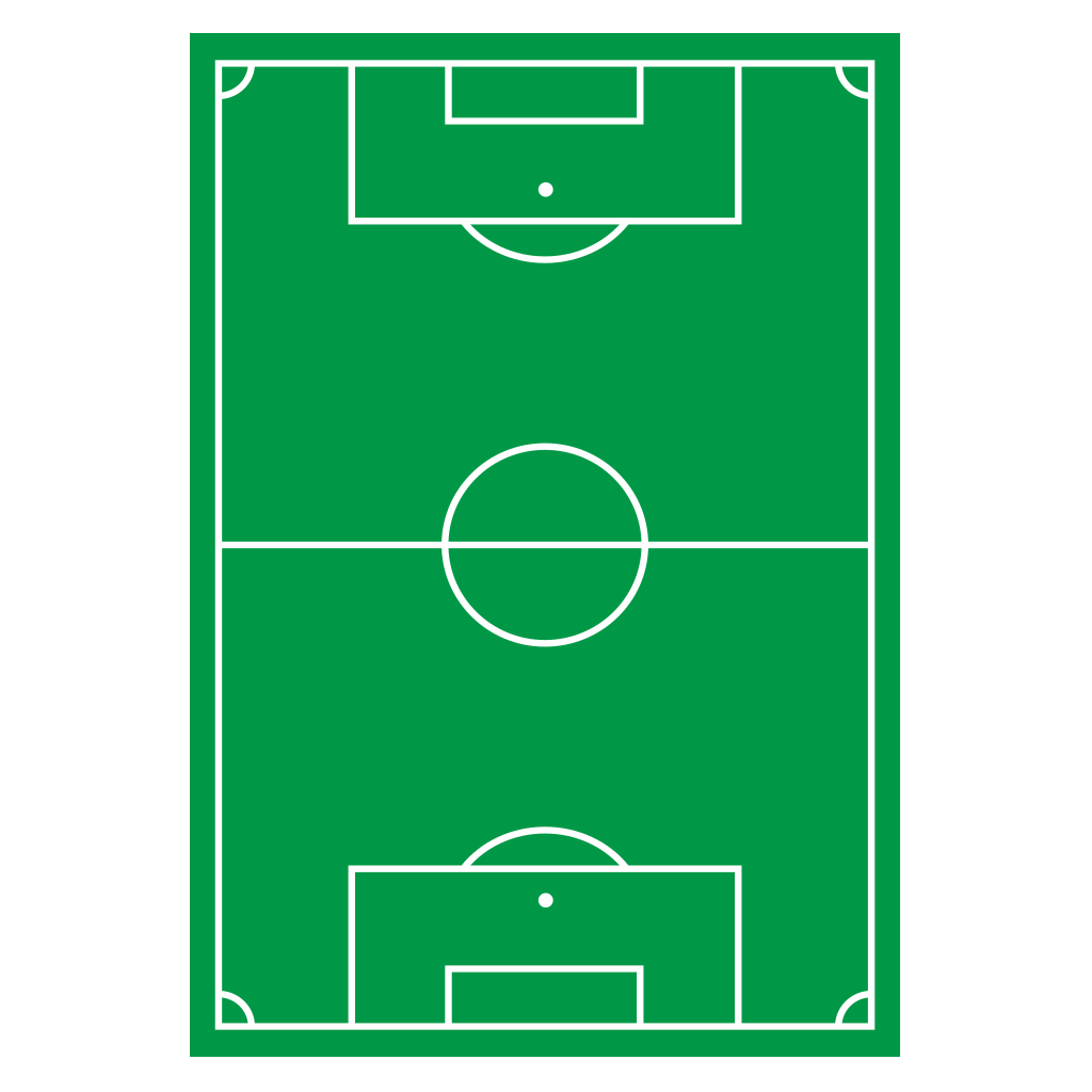 Create engaging designs with a vector soccer court layout