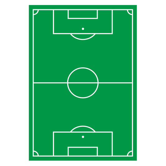 Create engaging designs with a vector soccer court layout