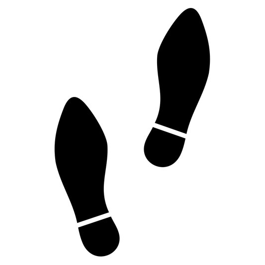 Creative sole print vector design for cutting machine projects