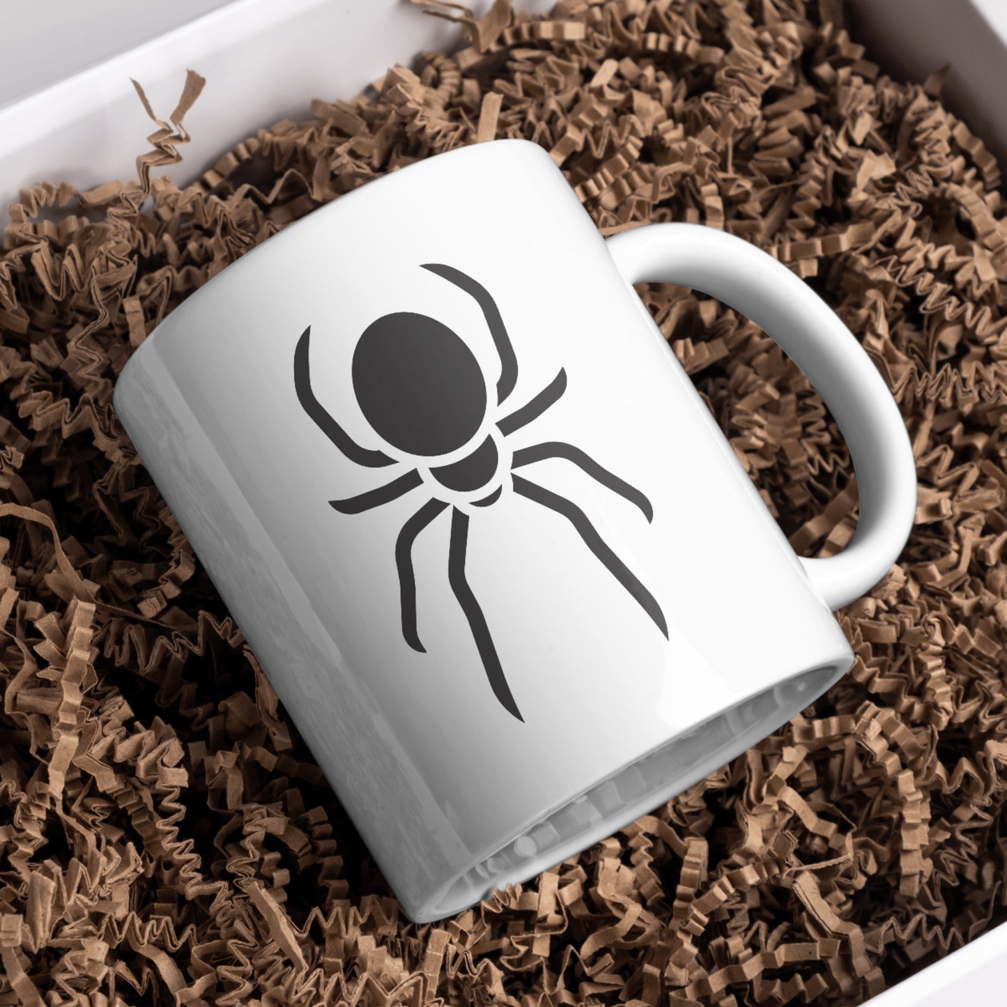 Unique black spider vector design for crafts and projects